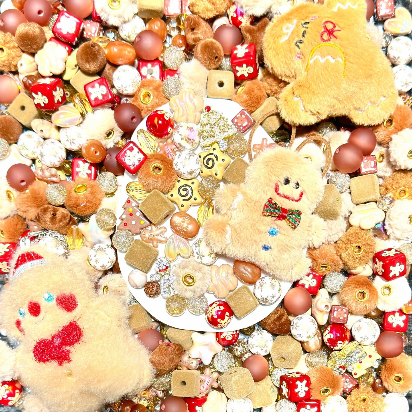 【NEW Arrival +1 Scoop】Gingerbread Dream for Bracelet/Phone Chain/Car Handing/Pen- Open in live