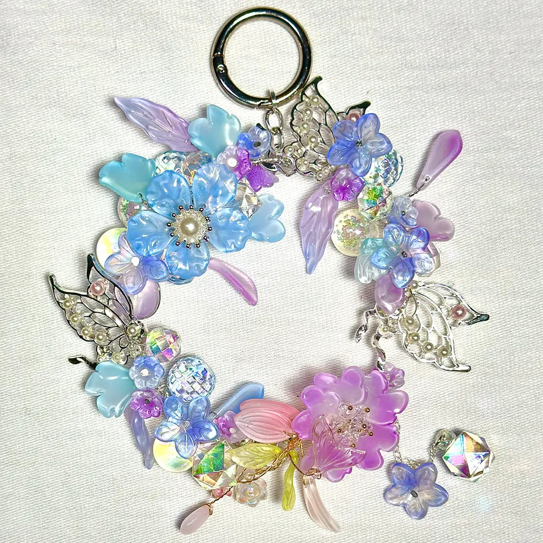 Peony & Butterfly for Car Handing - Open in live