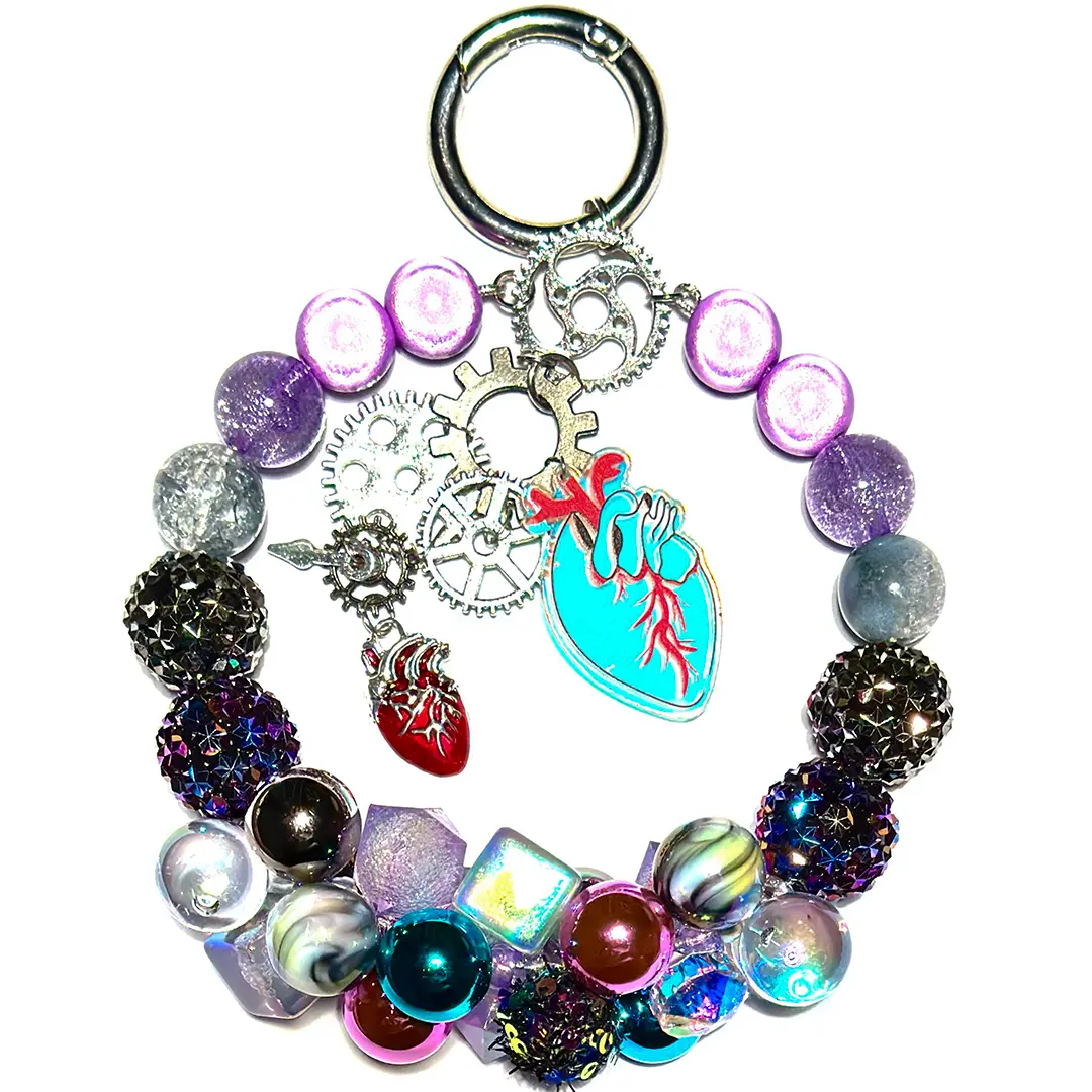 【New Arrival+1 Scoop】Mechanical Heart for Car Hanging/Pen - Open in live