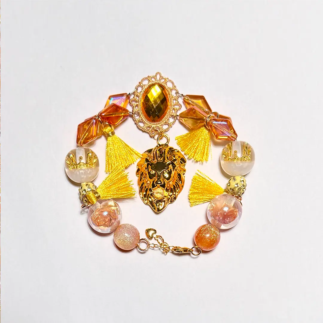 Solar Leo for Key/Phone Chain/Bracelet/Pen- Open in live