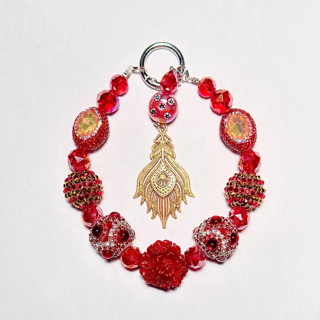 【New Arrival :Half Bogo】Aura Phoenix for Key/Phone Chain/Bracelet/Pen- Open in live