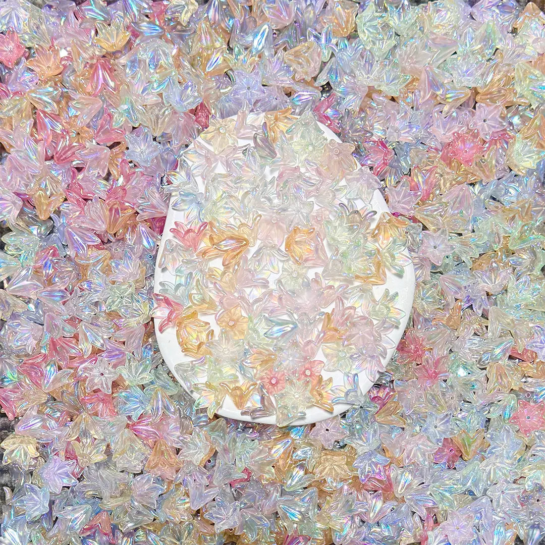 Moonlit Lily for Key/Phone Chain/Bracelet- Open in live