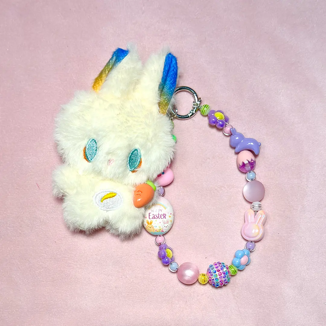 Easter Bunny for Key/Phone Chain/Bracelet/Hanging/Pen - Open in live