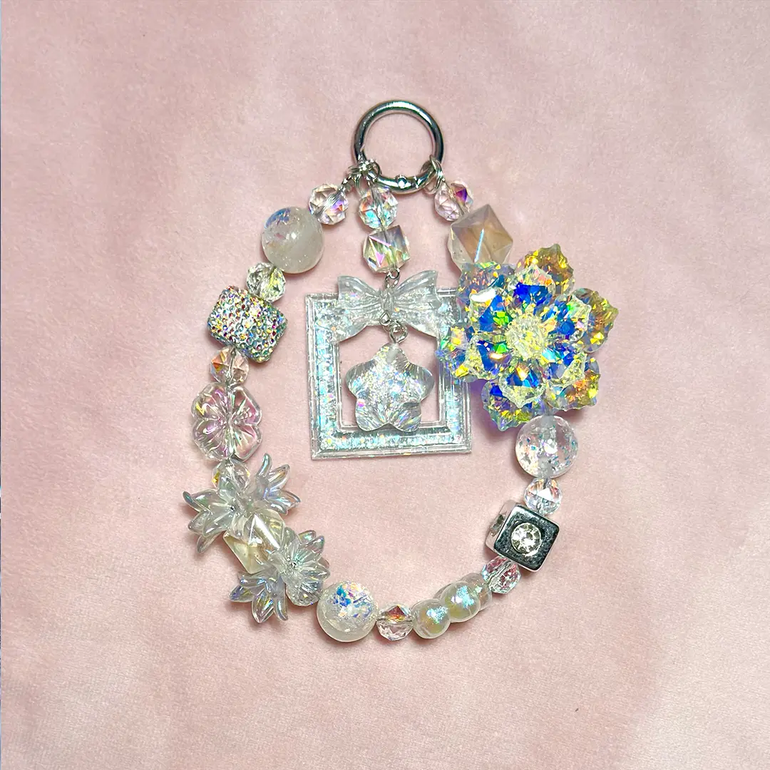 Flower Light for Key/Phone Chain/Bracelet/Hanging/Pen - Open in live