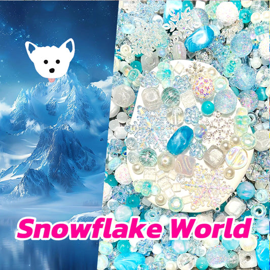 【NEW Arrival +1 Scoop】【Master】Snowflake World for Bracelet/Phone Chain/Car Handing/Pen- Open in live