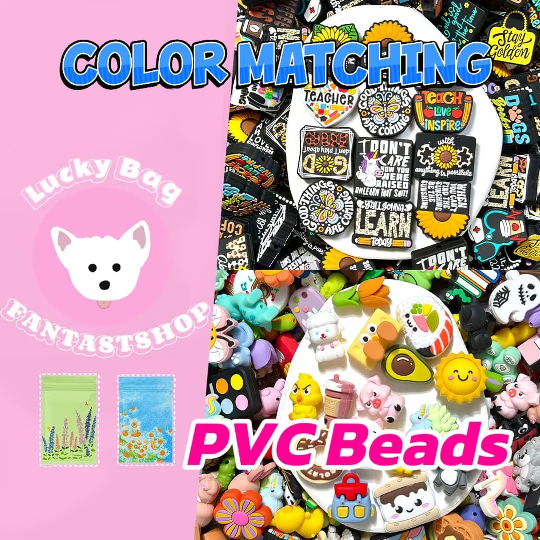 PVC/Focal Beads Blind Bag for Beadable Pen\Keychain- Open in live