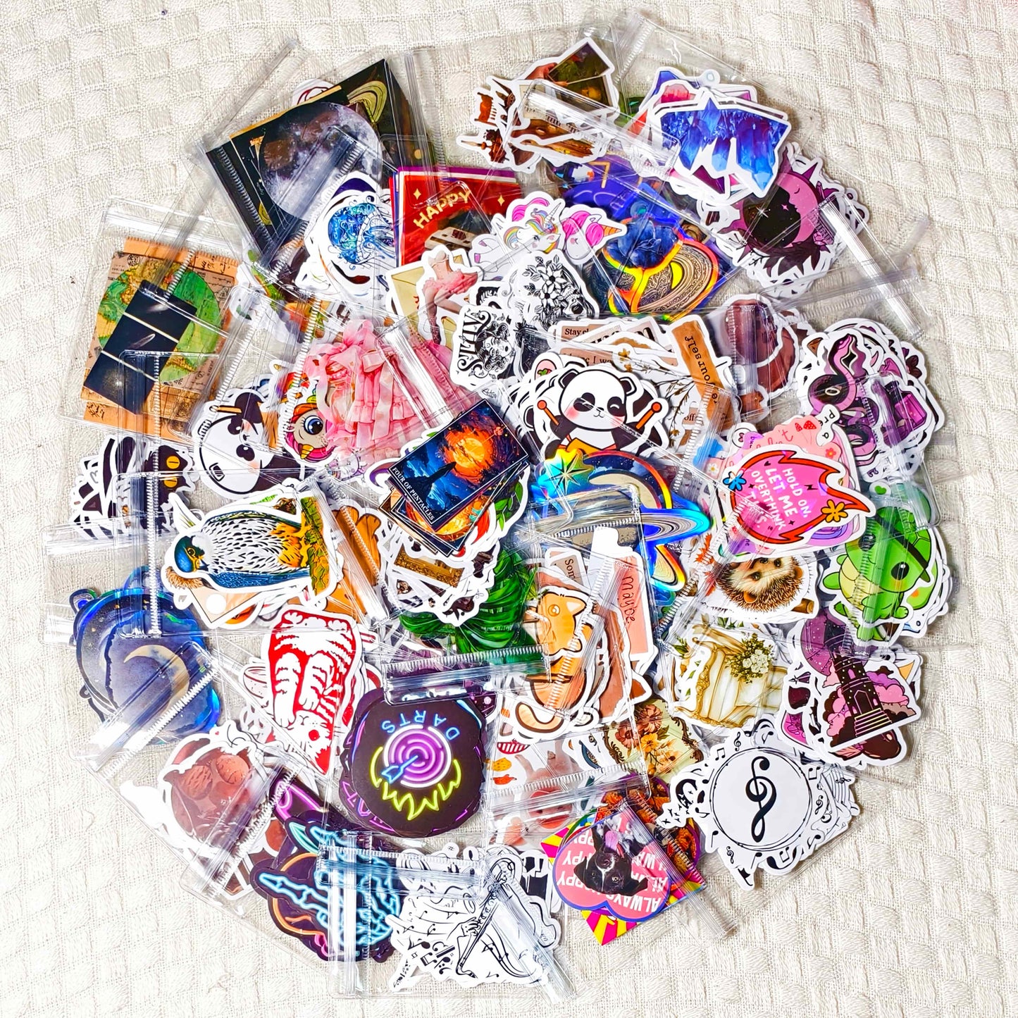 【New Arrival+10% Exrtra 】【Limited】(10 Pcs / Bag) Sticker Blind Bag - Open in live