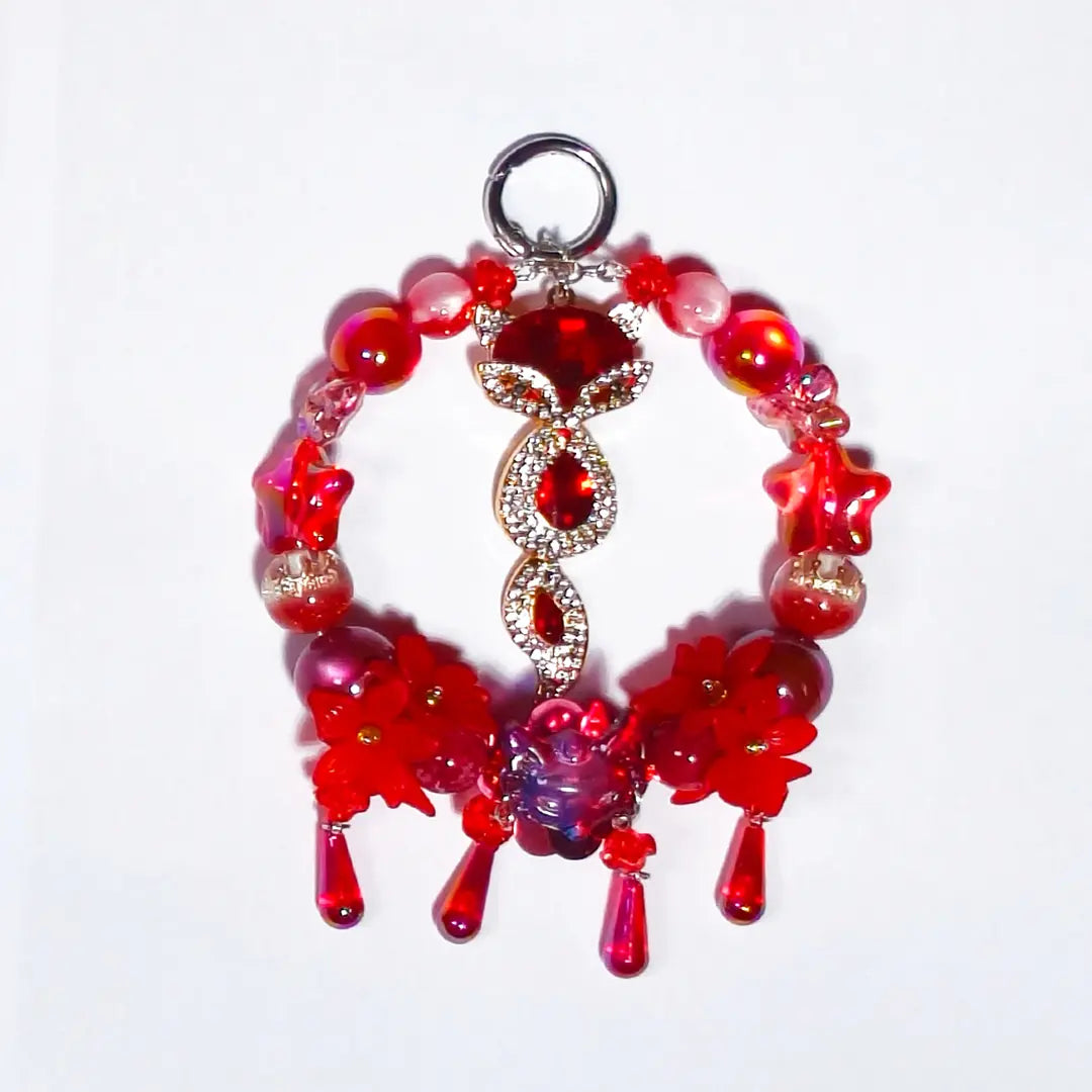 【Glowing】Ruby Fox for Pen/Hanging/Bracelet - Open in live