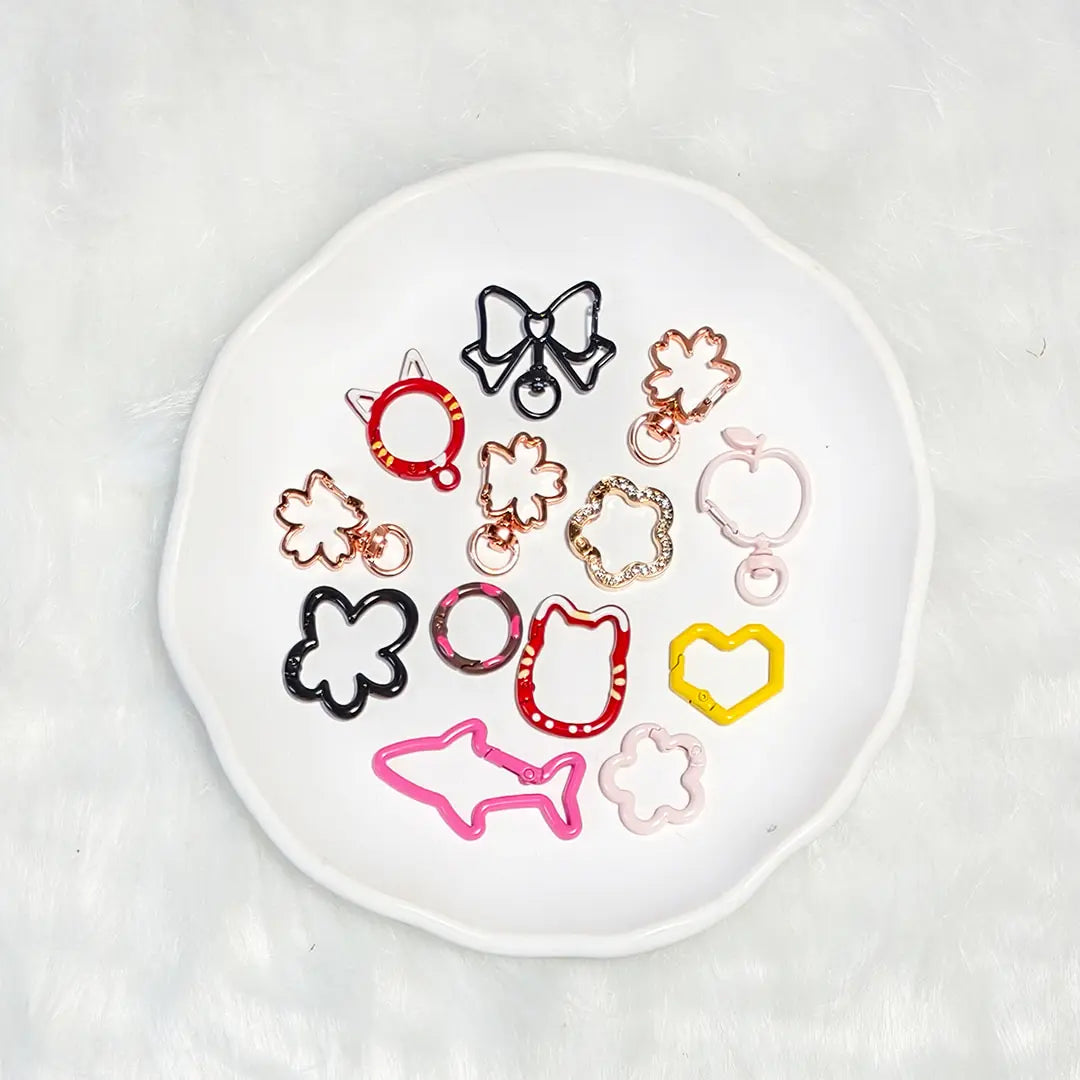 Spring O‑Ring Clasp Blind Bag(2Pcs/Bag) - Open in live