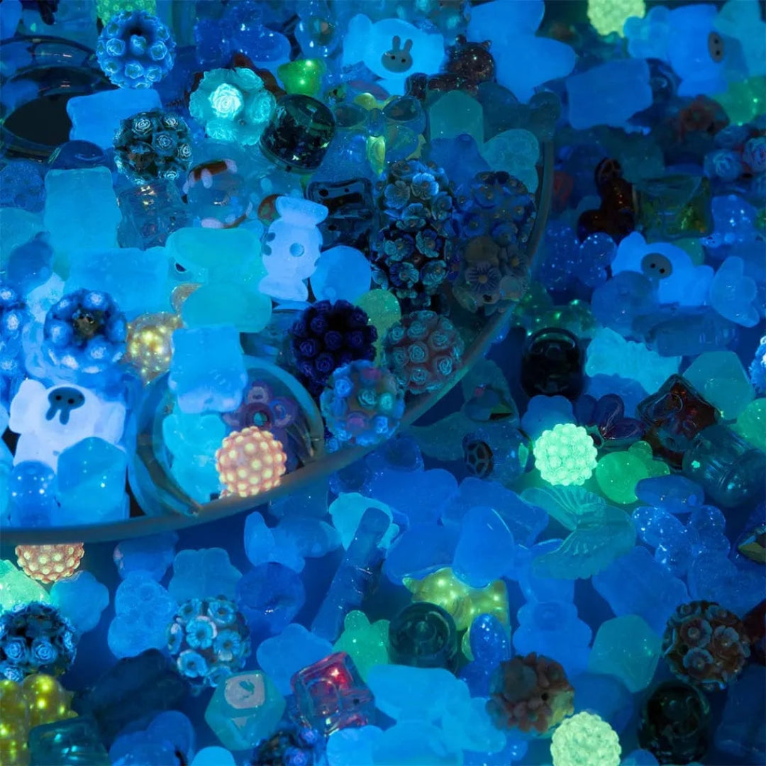 Glowing Beads Blind Bag for Beadable Pen/Keychain - Open in live