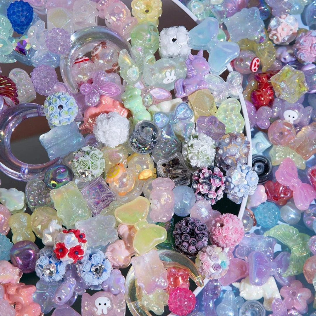 Glowing Beads Blind Bag for Beadable Pen\Keychain - Open in live