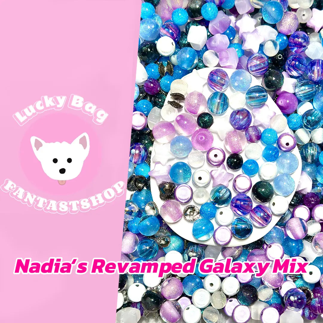 Nadia‘s Revamped Galaxy Mix for Key /Phone Chain/Bracelet/Pen/Necklace- Open in live