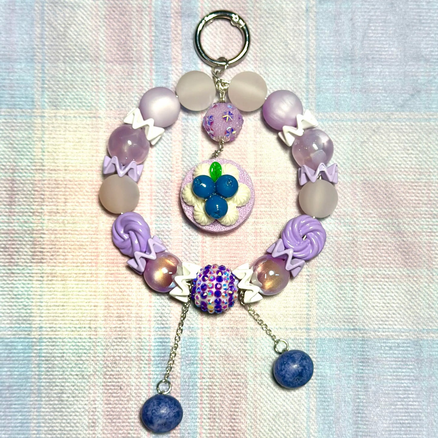 Berry Taro Mix for Key/Phone Chain/Bracelet/Necklace- Open in live