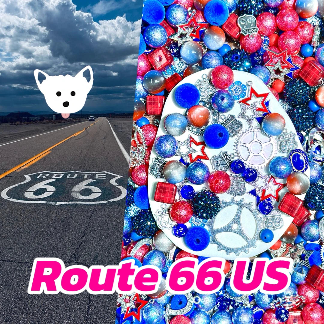 Route 66 Mixfor Key/Phone Chain/Bracelet/Necklace- Open in live