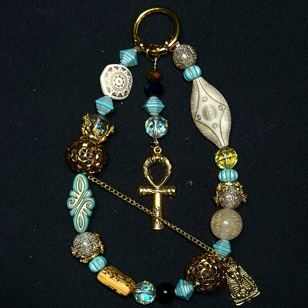 Pyramid  Egypt for Key/Phone Chain/Bracelet/Necklace- Open in live