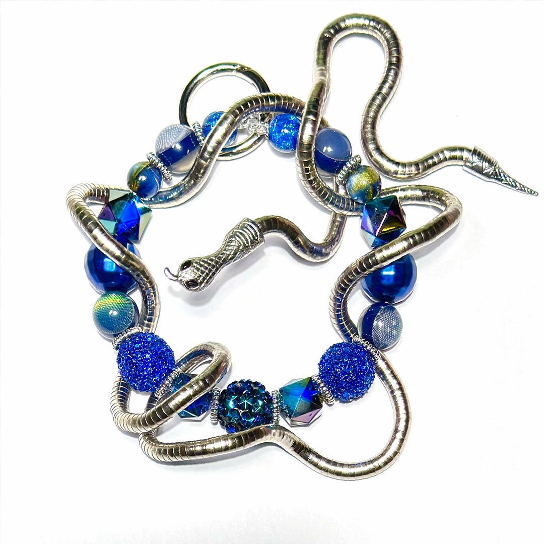 Azure Serpent Coil for Bracelect / Keychain- Open in live
