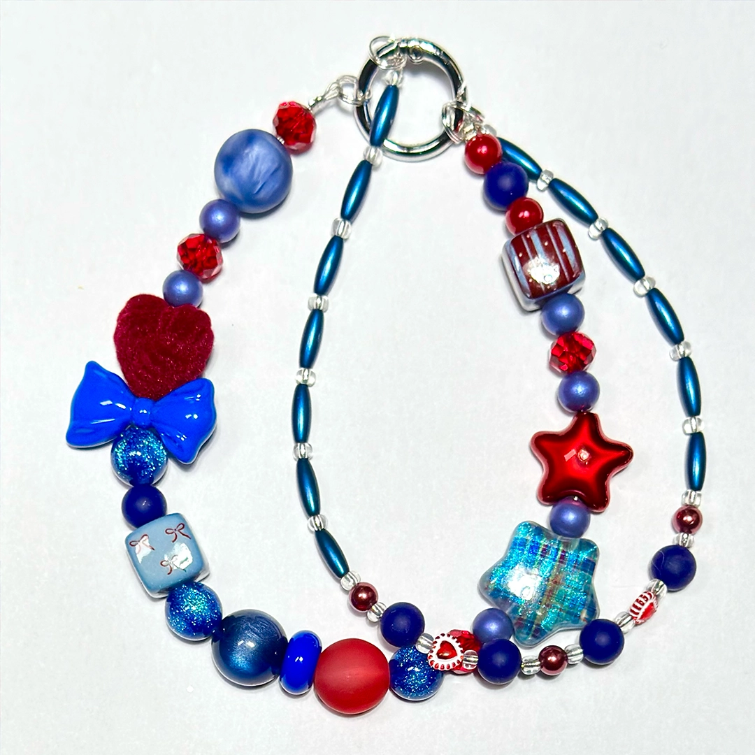 Victoria Bow for Bracelet/Key/Phone Chain/Pen- Open in live