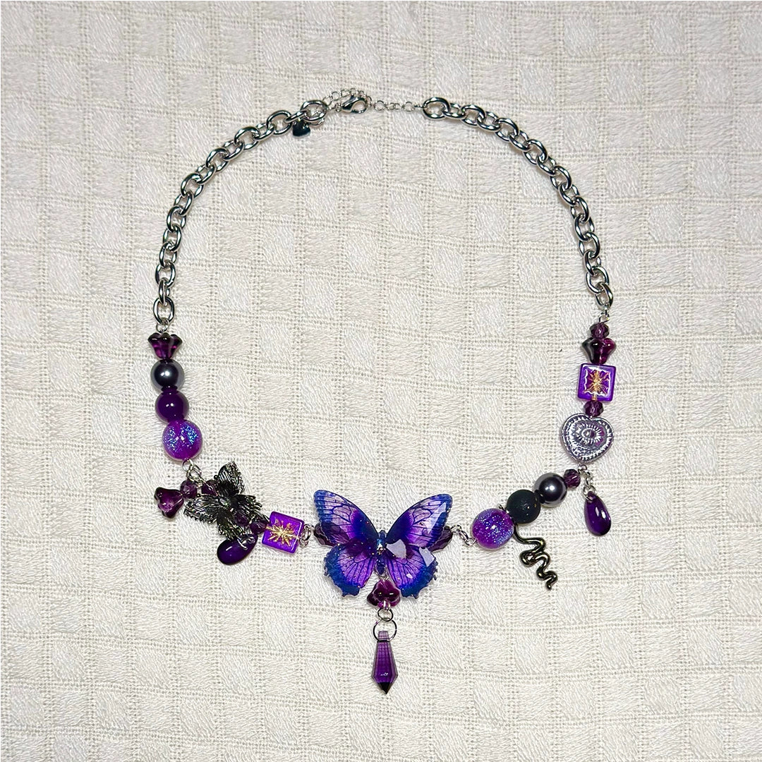 【New Arrival:+1 Scoop】 【Co-creation with Lila】Goddess of Butterfly Wings for Necklace/Hanging Open in live
