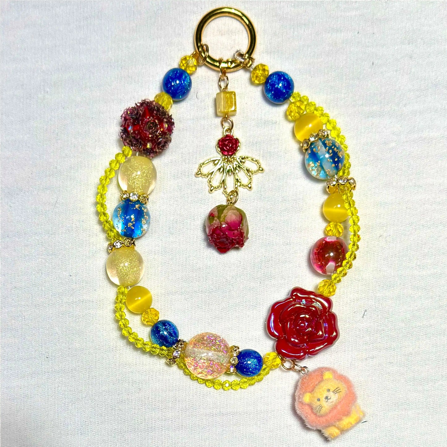 【NEW Arrival +1 Scoop】【Master】Rose & Beast for Bracelet/Phone Chain/Car Handing/Pen- Open in live