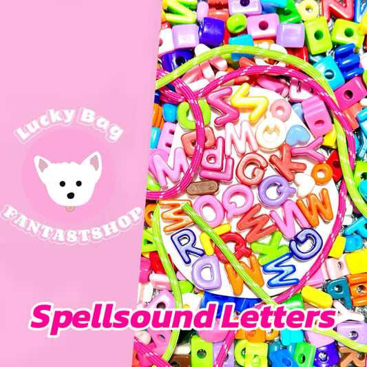 Spellsound Letters for Pen/Bracelet/Necklace /Keychain/Phone chain- Open in live