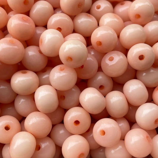 【NEW】 【 8*10mm Pink Apple】 Fantast High Quality Natural Bodhi Beads