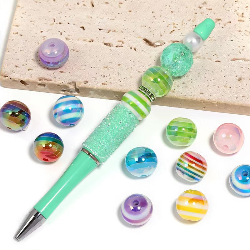 【🔥NEW 🔥】DIY Acrylic Beads Blind Bags for Beadable Pen/ Key Chain - Open in live