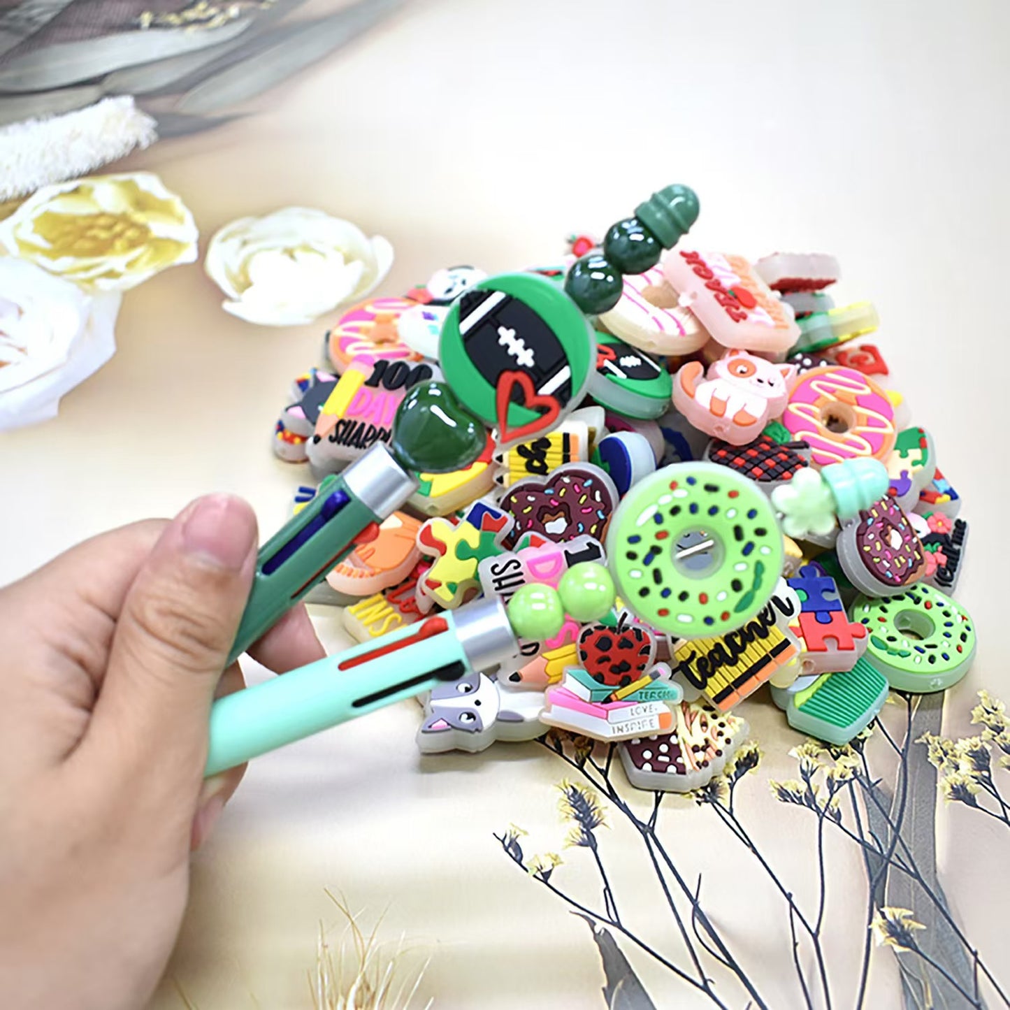 [🔥HOT🔥]PVC/Focal Beads Blind Bag for Beaded Pen- Open in live