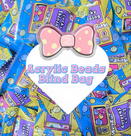 【🔥HOT🔥】DIY Acrylic Beads Blind Bags for Beadable Pen/ Key Chain - Open in live