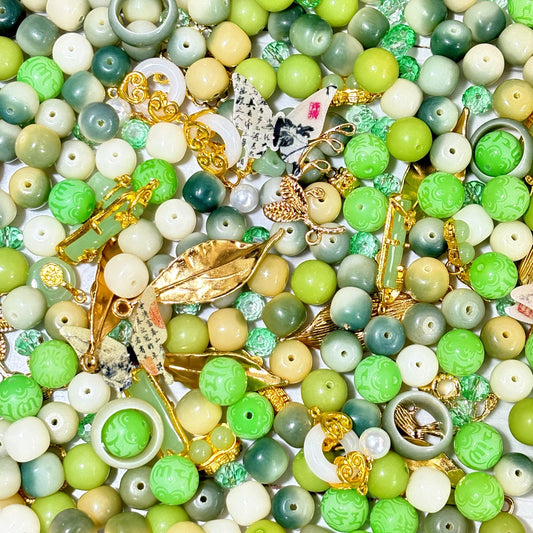 【New Bodhi Mix 】Sail into Spring-Fantast Natural Bodhi Beads Mix