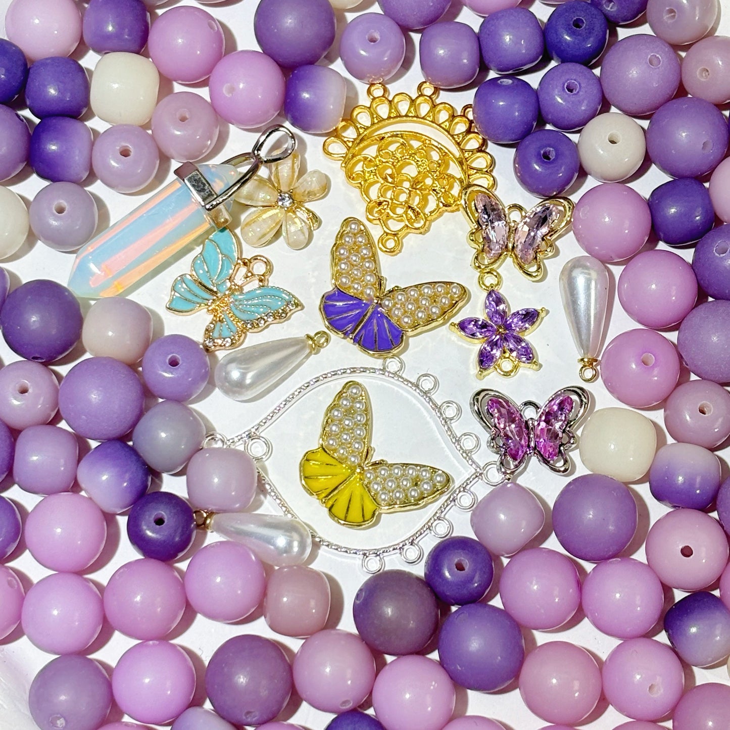 【New Bodhi Mix 】Butterfly Valley-Fantast Natural Bodhi Beads Mix