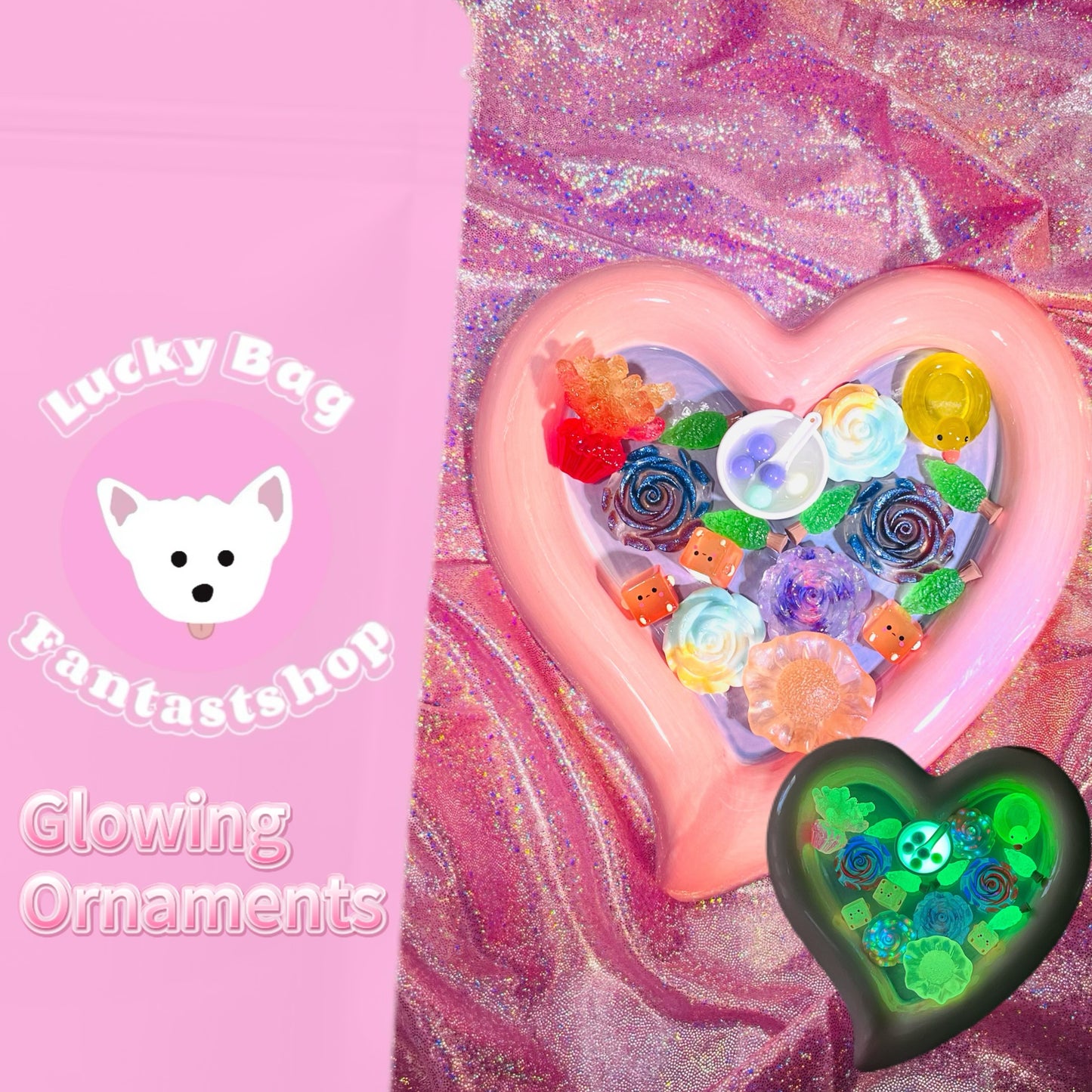 DIY Glowing Charm Bags- Open in live