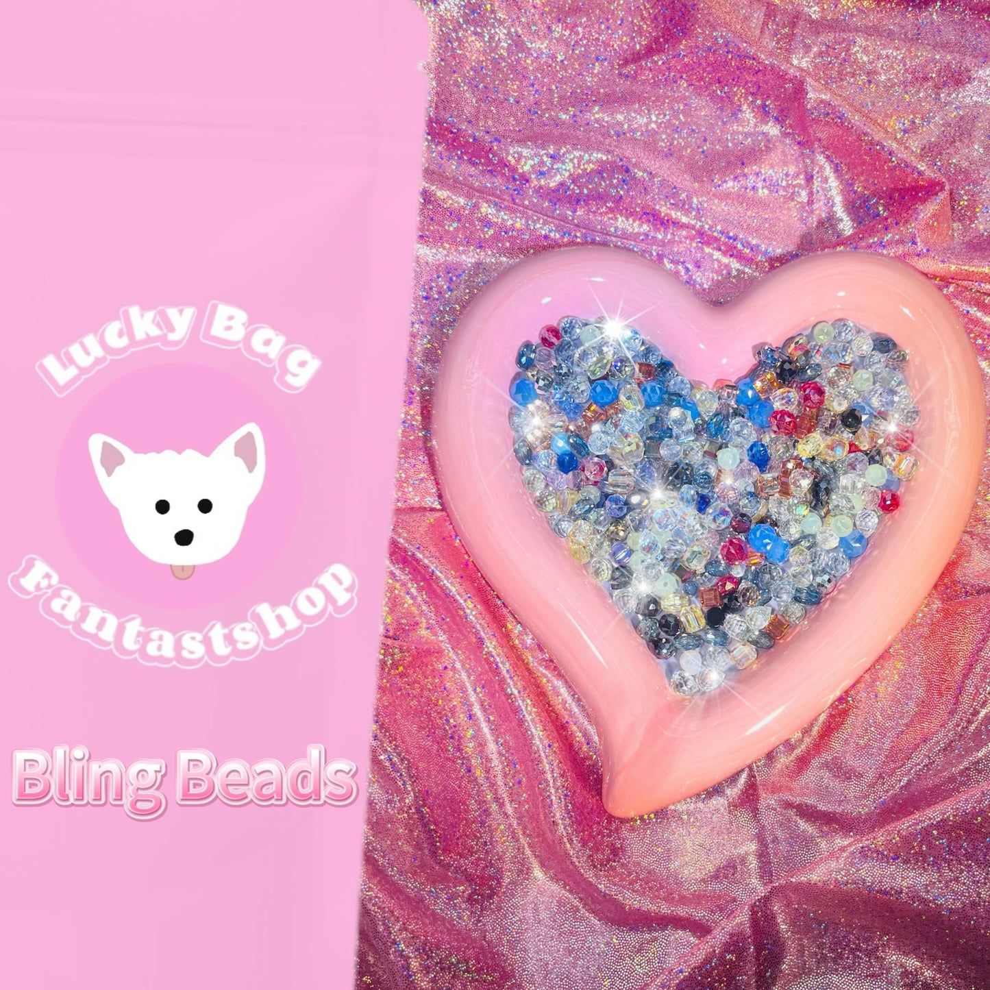 DIY Bling Glass Beads Blind Bags  - Open in live