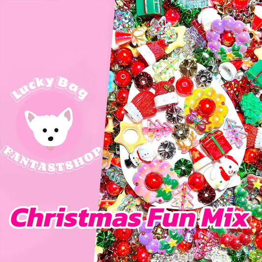 Christmas Fun Mix  for Key /Phone Chain/Bracelet/Pen/Necklace- Open in live