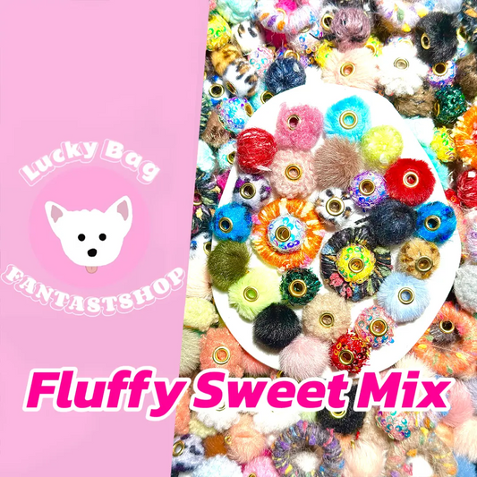 Fluffy Sweet Mix  for Key /Phone Chain/Bracelet/Pen/Necklace/Earring- Open in live