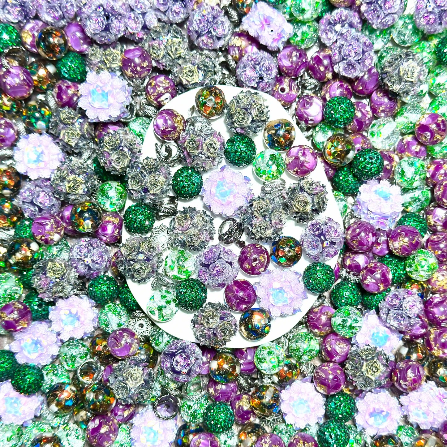 Luminous Gem Mix for Key /Phone Chain/Bracelet/Pen/Necklace- Open in live