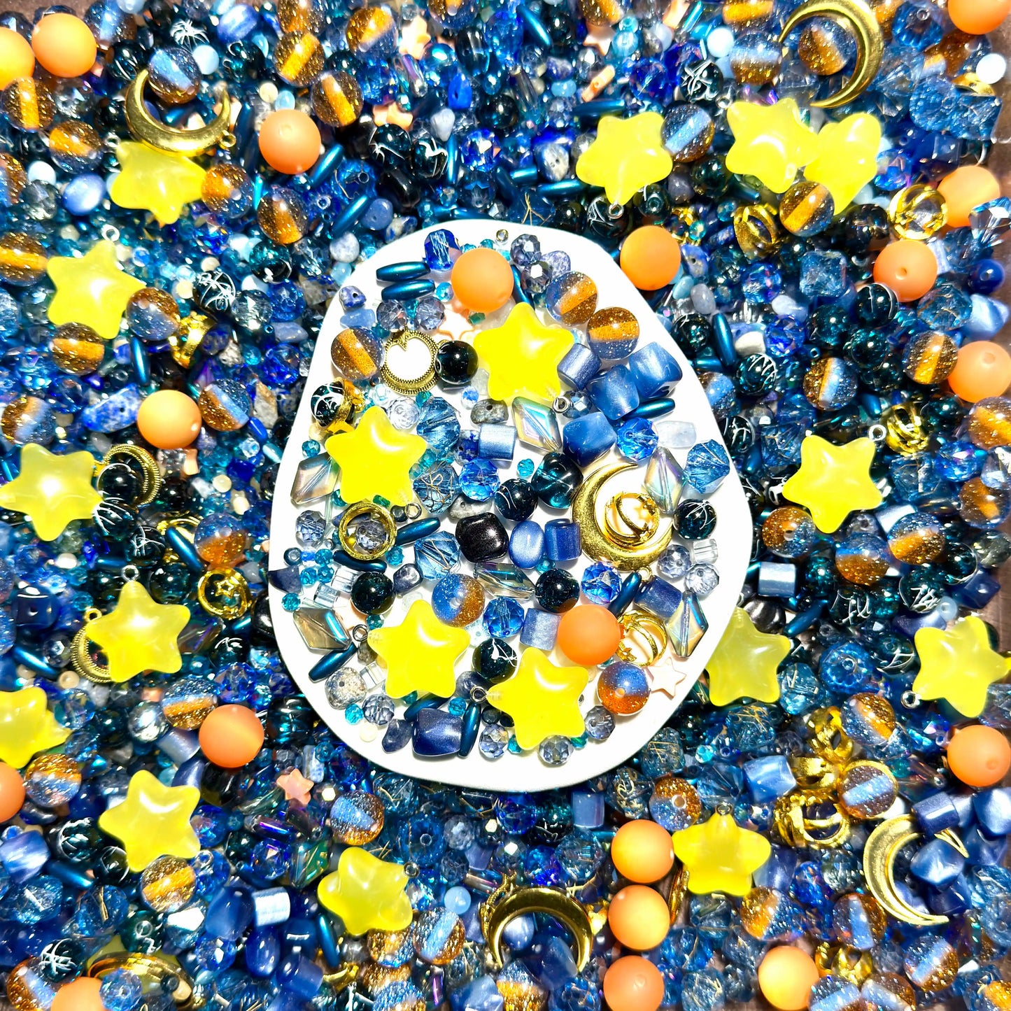 Starry Night Mix for Key /Phone Chain/Bracelet/Necklace- Open in live