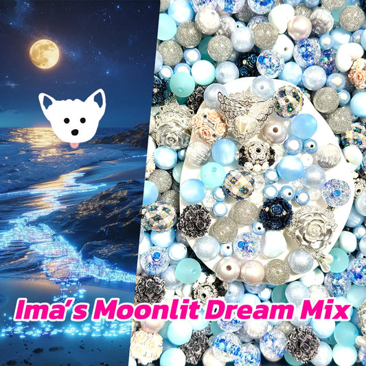 Ima’s Moonlit Dream Mix for Key /Phone Chain/Bracelet/Pen/Necklace- Open in live