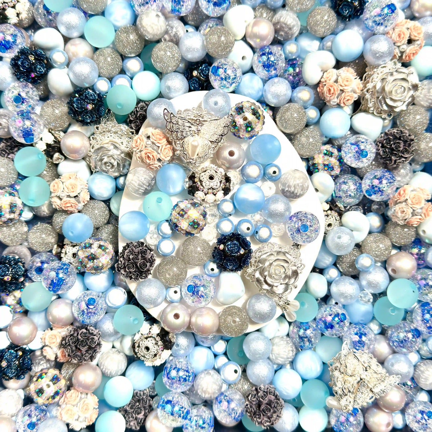 Ima’s Moonlit Dream Mix for Key /Phone Chain/Bracelet/Pen/Necklace- Open in live