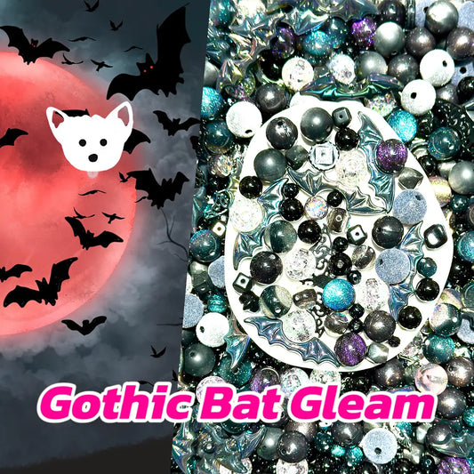 【New Arrival+1 Scoop】Gothic Bat Gleam for Key/Phone Chain/Bracelet/Necklace- Open in live
