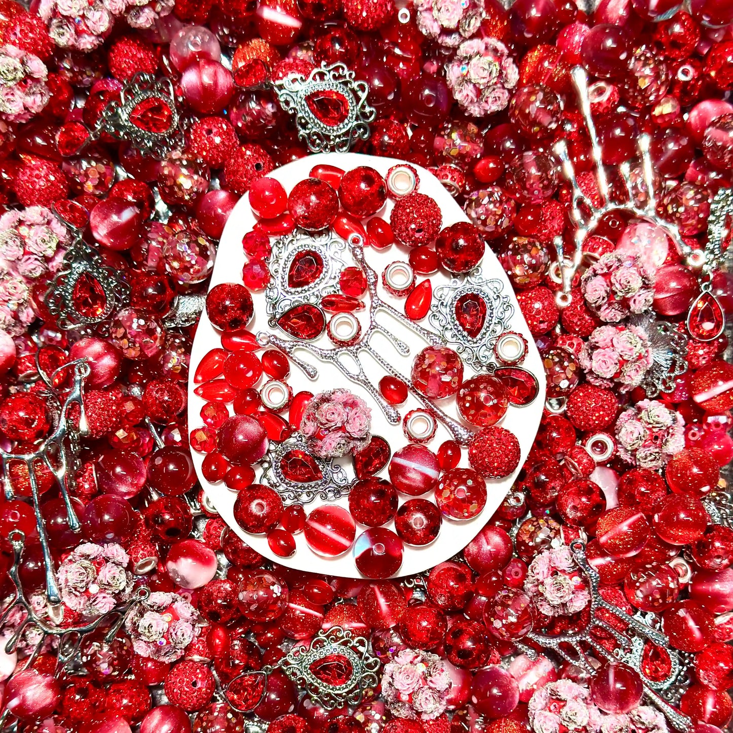 【New Arrival+1 Scoop】Vampire Blood Gems for Key/Phone Chain/Bracelet/Necklace- Open in live
