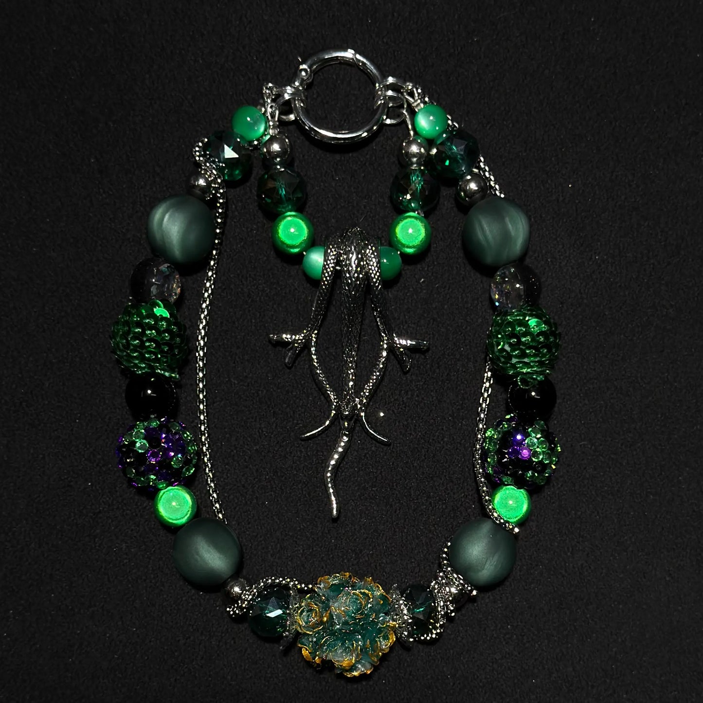 【New Arrival+1 Scoop】Serpent Elegance for Key/Phone Chain/Bracelet/Necklace- Open in live