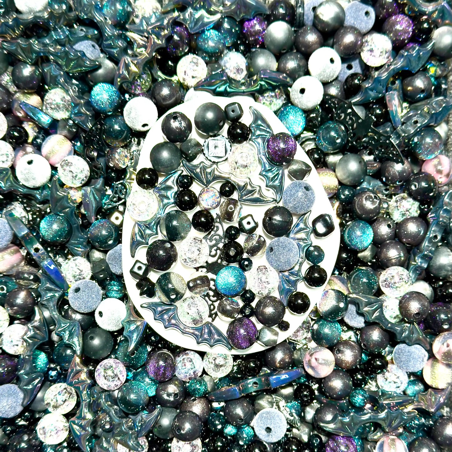 【New Arrival+1 Scoop】Gothic Bat Gleam for Key/Phone Chain/Bracelet/Necklace- Open in live