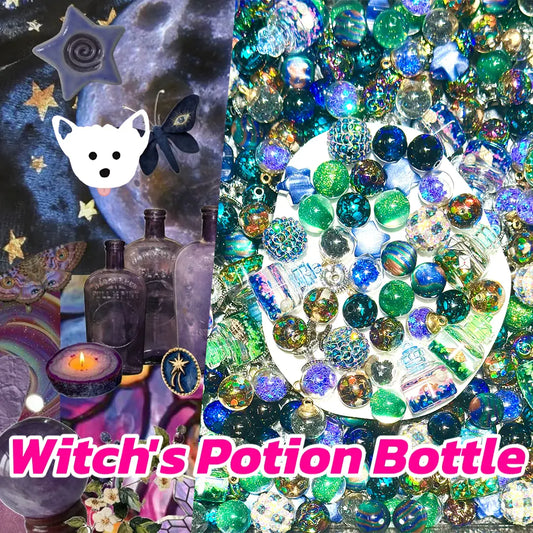 【New Arrival+1 Scoop】Witch's Potion Bottle for Key/Phone Chain/Bracelet/Necklace- Open in live