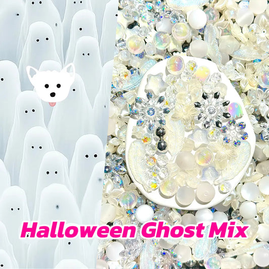 【New Arrival+1 Scoop】Halloween Ghost for Key/Phone Chain/Bracelet/Necklace- Open in live