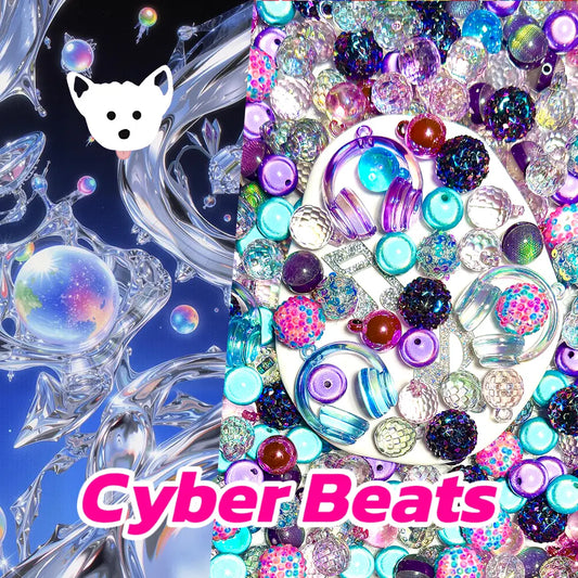 【New Arrival+1 Scoop】Cyber Beats for Car Hanging/Key/Phone Chain/Bracelet/Necklace- Open in live