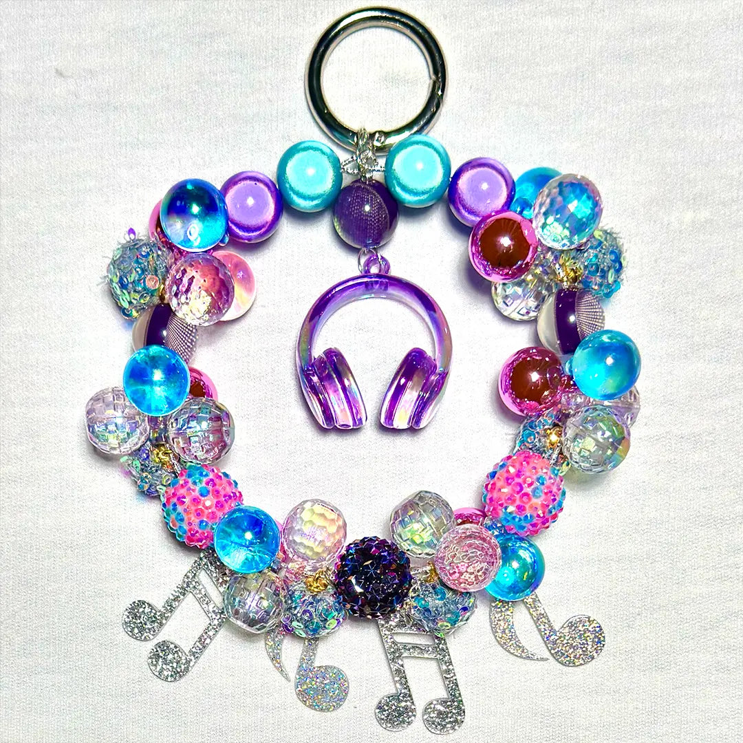 Cyber Beats for Car Hanging/Key/Phone Chain/Bracelet/Necklace- Open in live