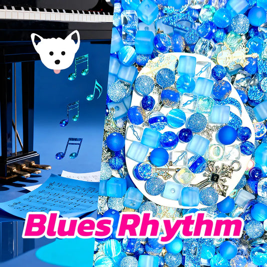 【New Arrival+1 Scoop】Blues Rhythm for Pen/Key/Phone Chain/Bracelet/Necklace- Open in live