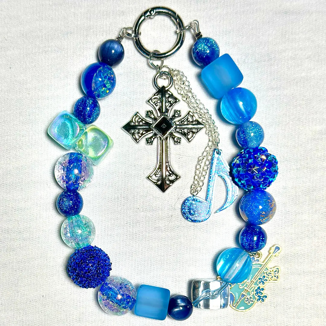 Blues Rhythm for Pen/Key/Phone Chain/Bracelet/Necklace- Open in live
