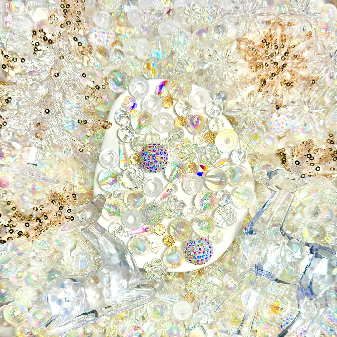 Snow Xmas for Car Hanging/Key/Phone Chain/Bracelet/Necklace/Pen- Open in live