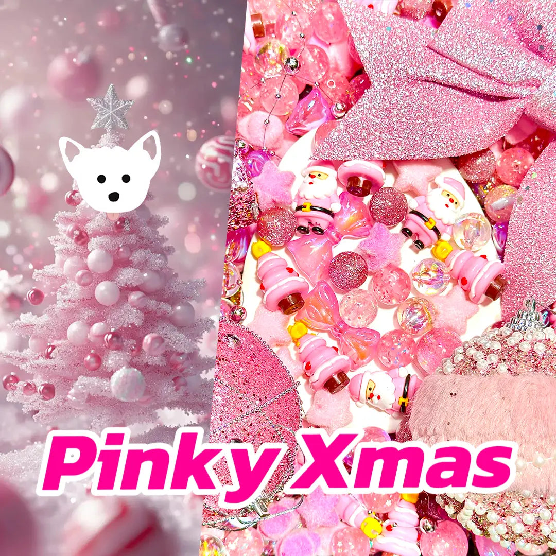 Pinky Xmas for Car Hanging/Key/Phone Chain/Bracelet/Necklace/Pen- Open in live